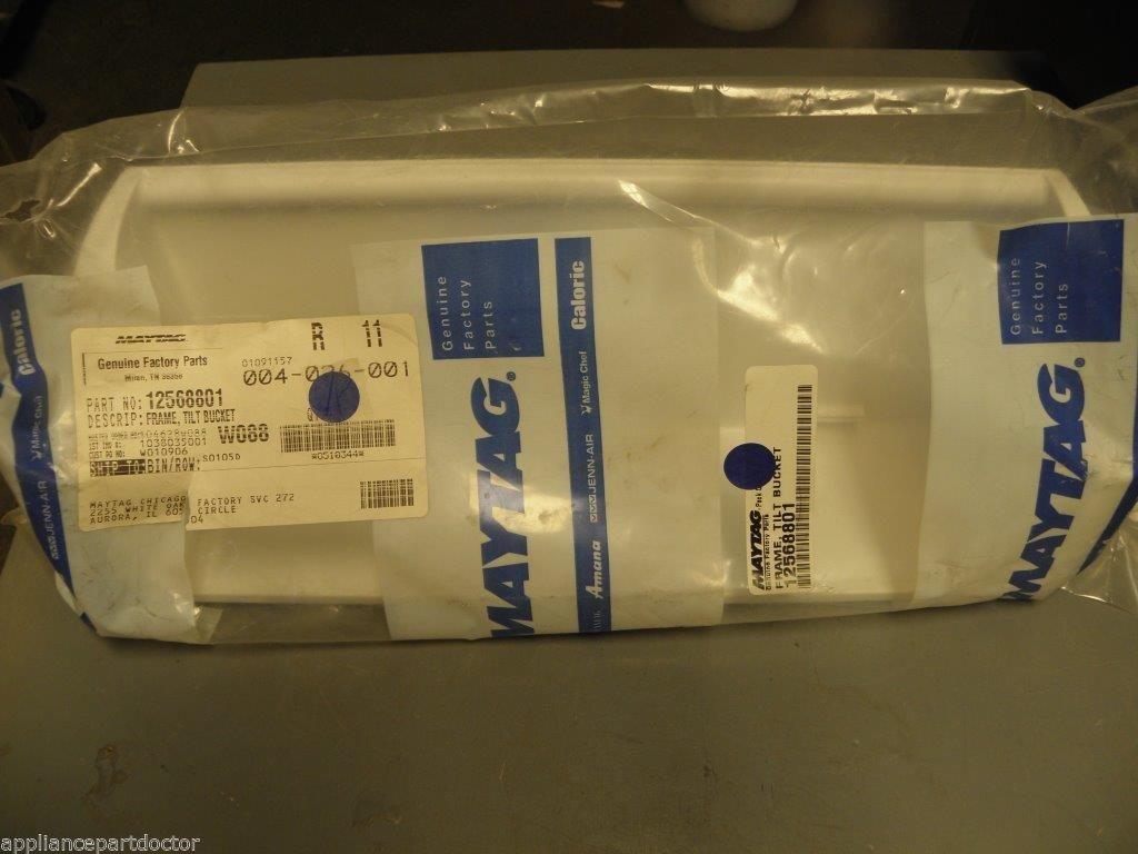 Amana Maytag Refrigerator 12568801 Gallon Door Tilt Bucket NEW IN BOX Amana Maytag Refrigerator 12568801 Gallon Door Tilt Bucket NEW IN BOX